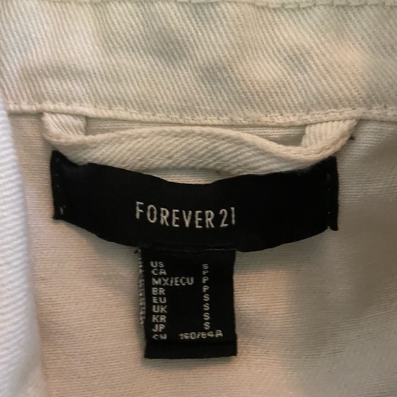 Cream Jean Jacket (S) - Picture 2 of 3